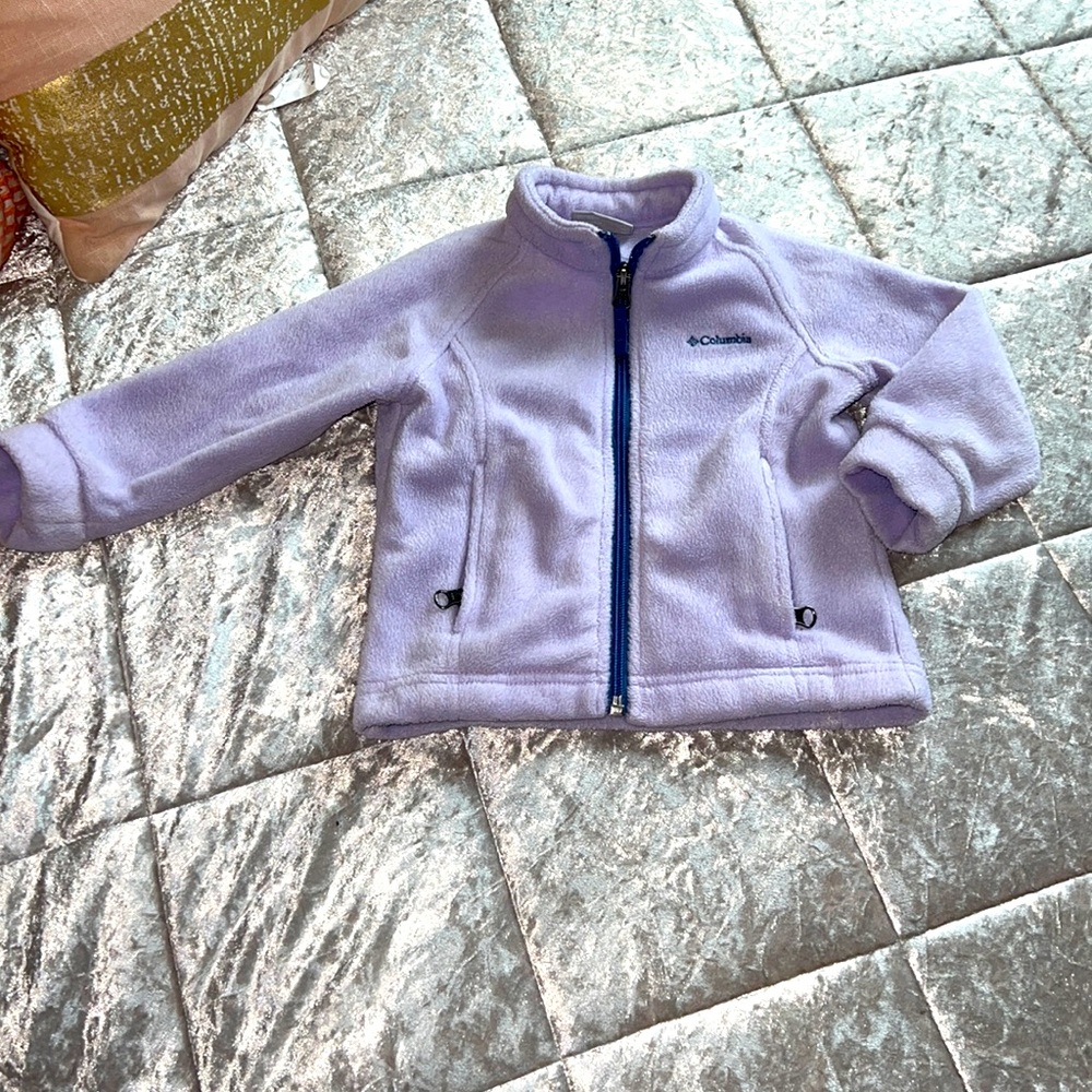 Lavender Columbia Zip Up Jacket